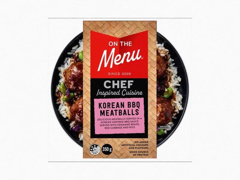 Korean BBQ Meatballs Bowl