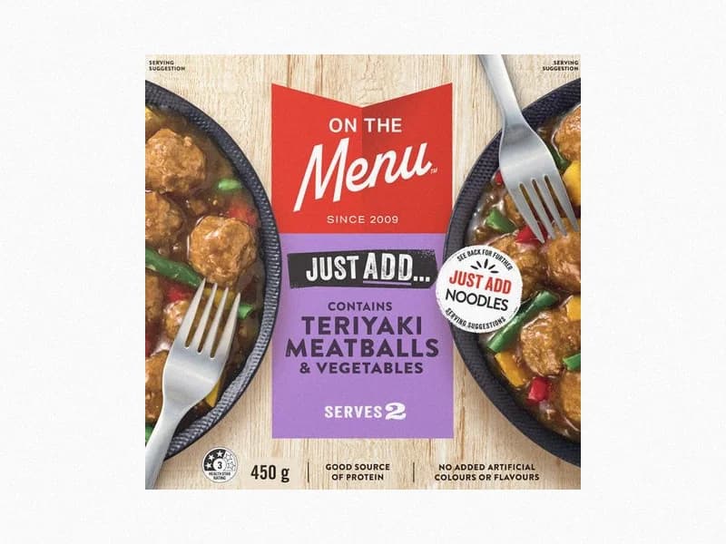 Teriyaki Meatballs & Vegetables