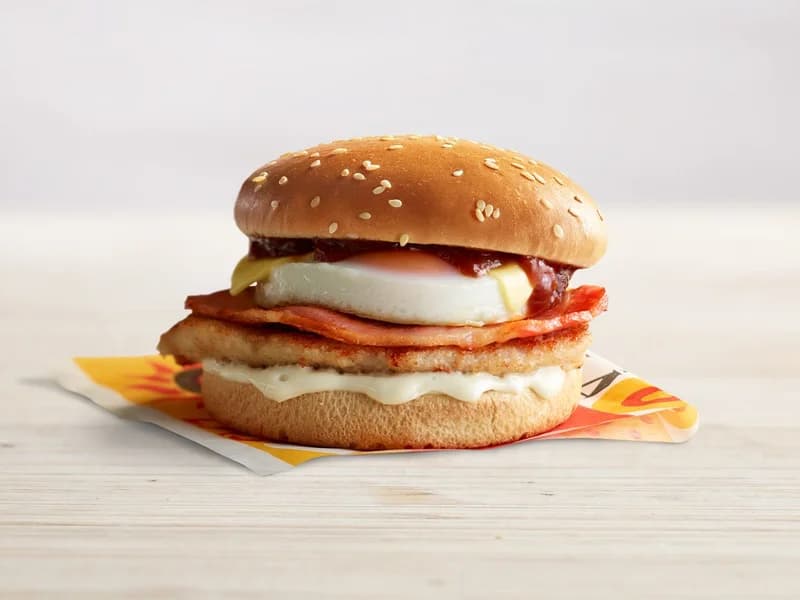 Chicken, Bacon & Egg Burger
