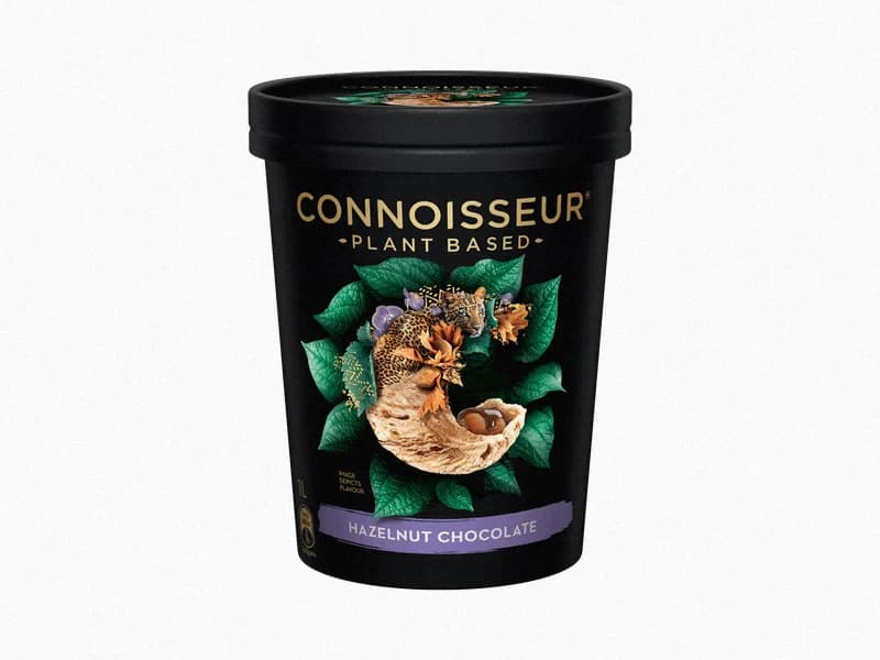 Connoisseur Hazelnut & Murray River Salted Caramel Ice Cream