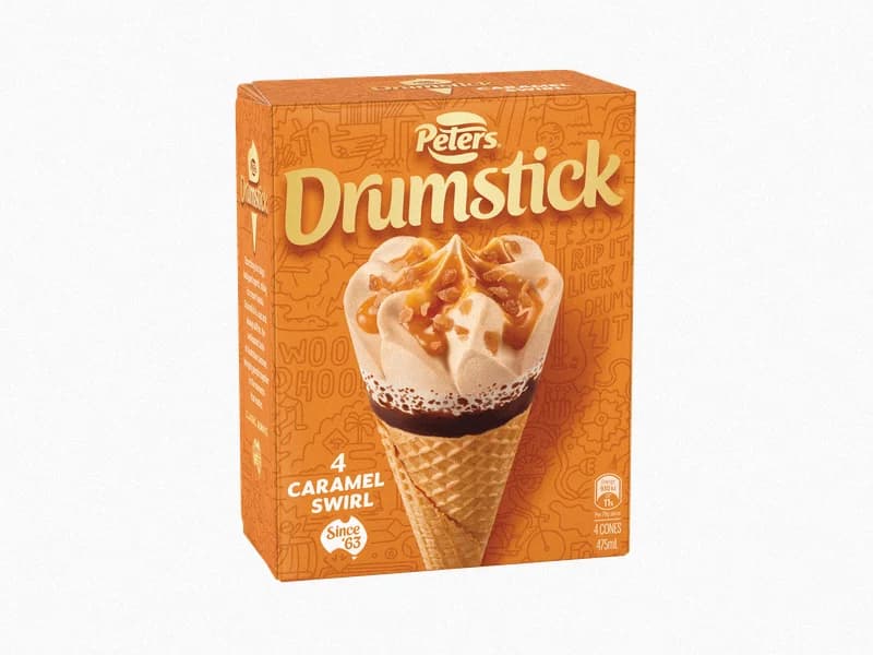 Drumstick Caramel Swirl