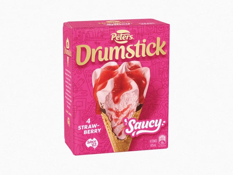 Drumstick Saucy Strawberry