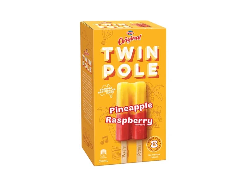 Twin Pole Pineapple Raspberry