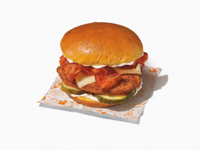 Blackened Bacon & Cheese Chicken Sandwich