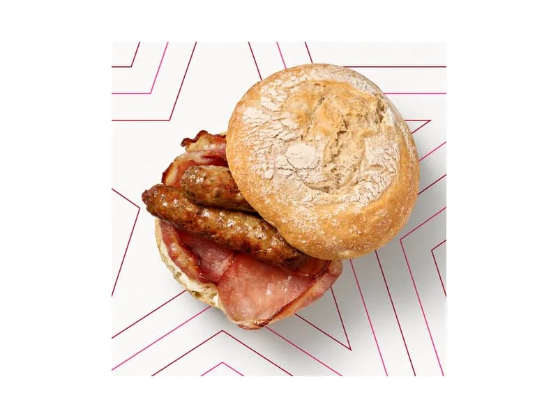 Sausage & Bacon Breakfast Roll