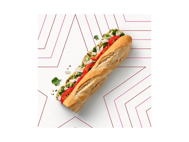 Thai Style Chicken Baguette