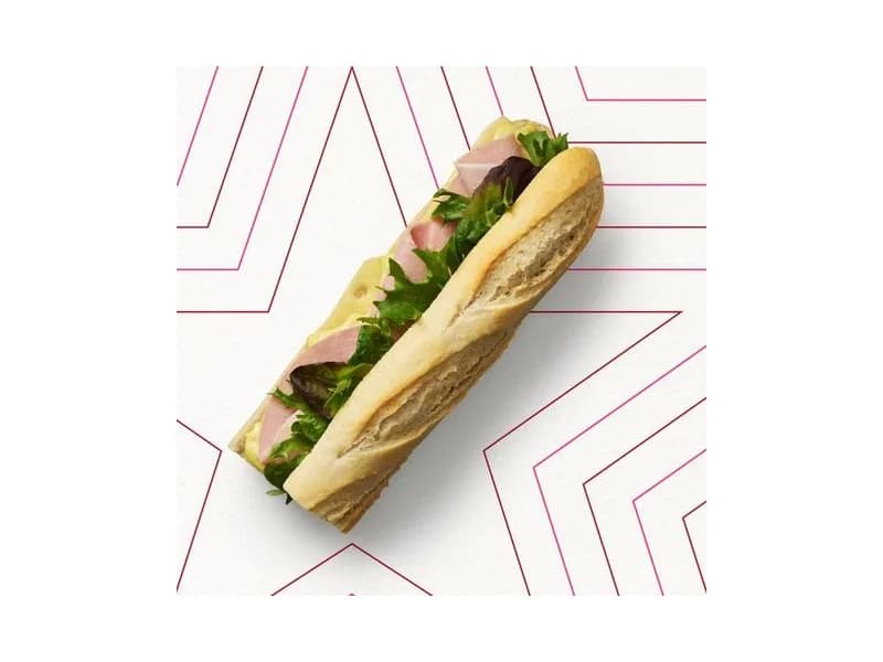 Wiltshire Cured Ham & Greve Baguette