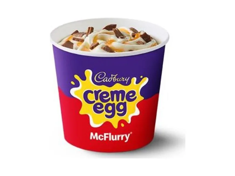 Cadbury Creme Egg McFlurry