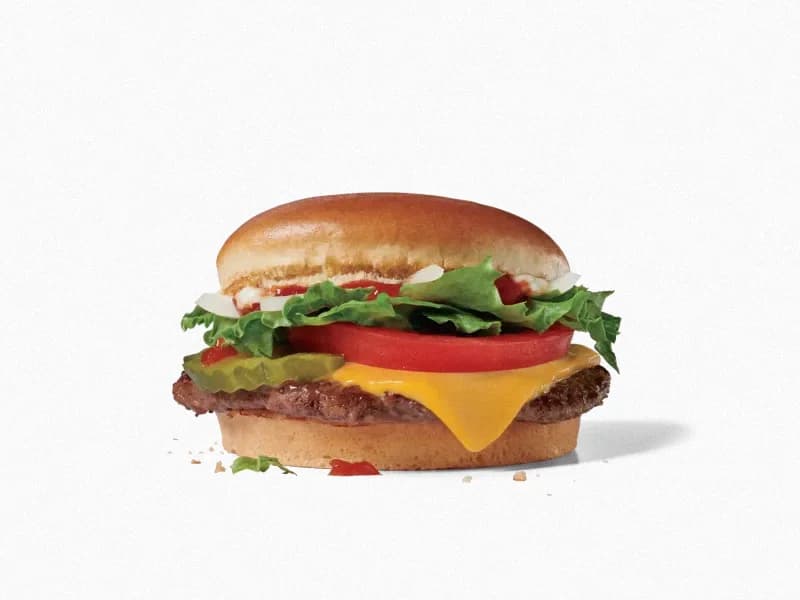 Jr. Jumbo Jack Cheeseburger