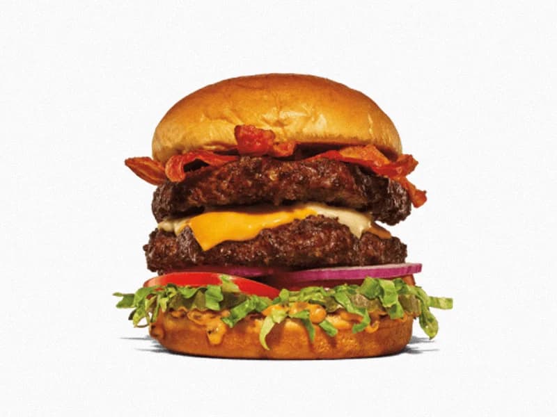 Double Big Cheesy Bacon Burger