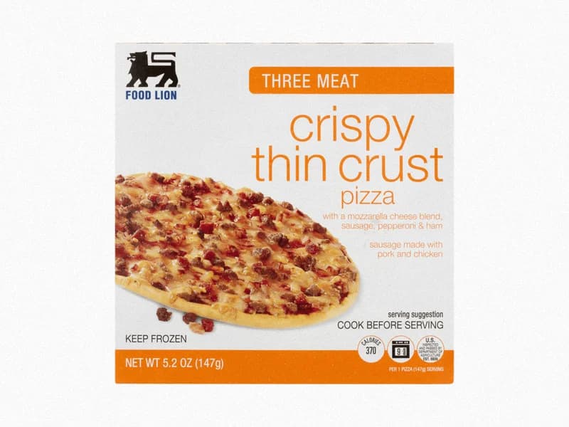 Stuffed Crust Three Meat Pizza