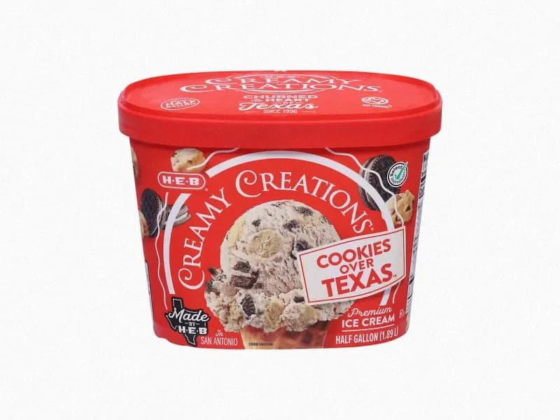 Creamy Creations Cookies Over Texas Ice Cream