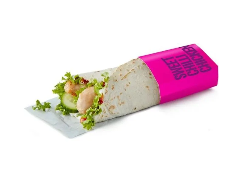 Grilled Sweet Chilli Chicken Wrap