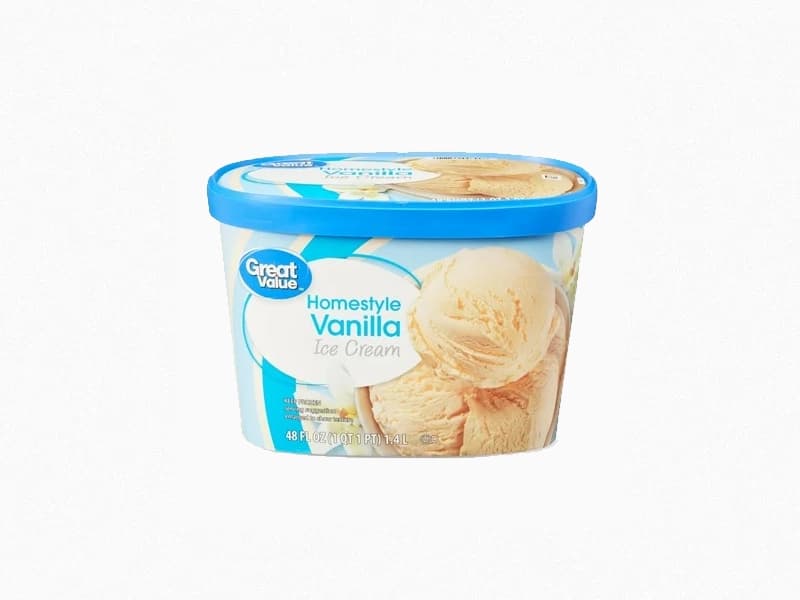 Homestyle Vanilla Flavored Ice Cream