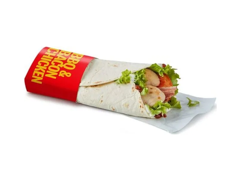 Grilled BBQ & Bacon Wrap