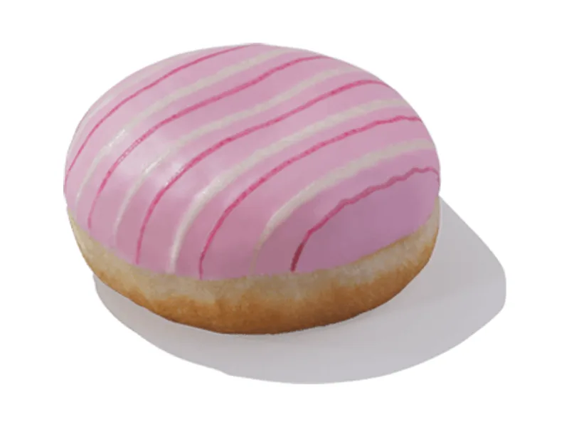 Pink Jammie Doughnut