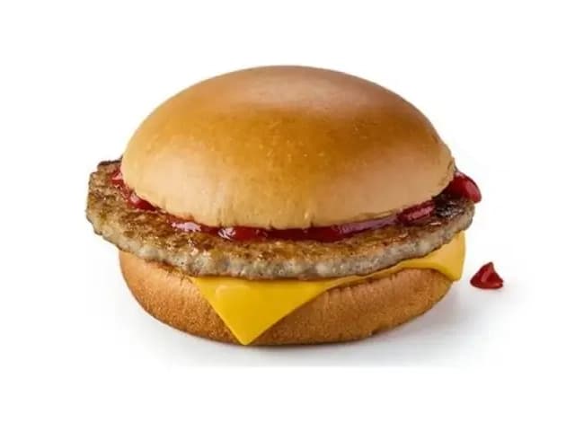 Sausage Sandwich with Ketchup