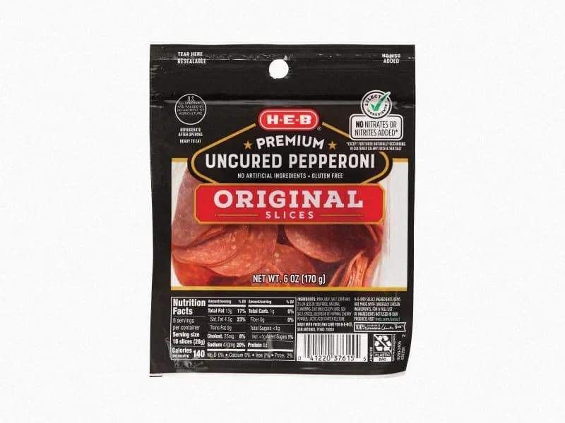 Thin Crust Uncured Pepperoni Pizza