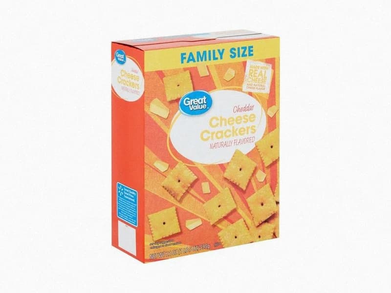 Cheddar Cheese Baked Snack Crackers