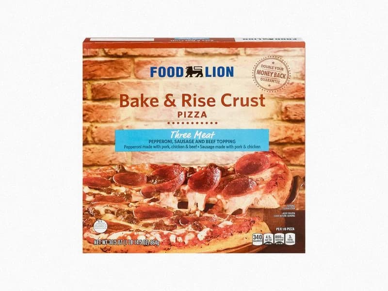 Rising Crust Three Meat Pizza
