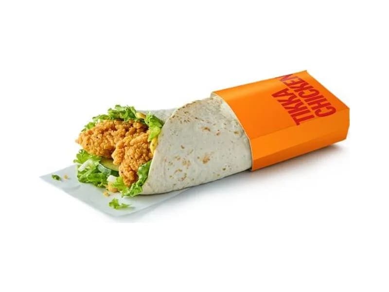 Crispy Tikka Chicken Wrap