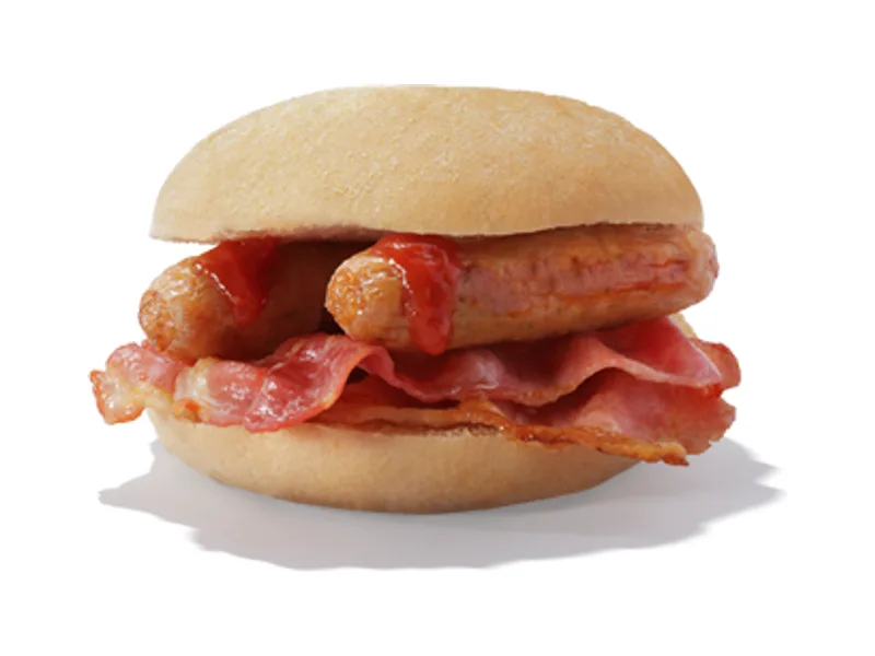 Bacon and Sausage Breakfast Roll