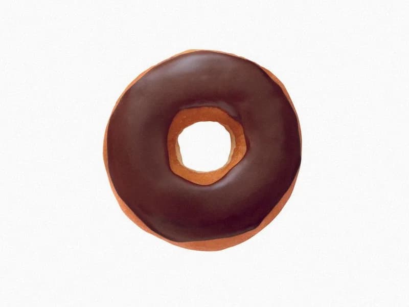 Chocolate Frosted Donut