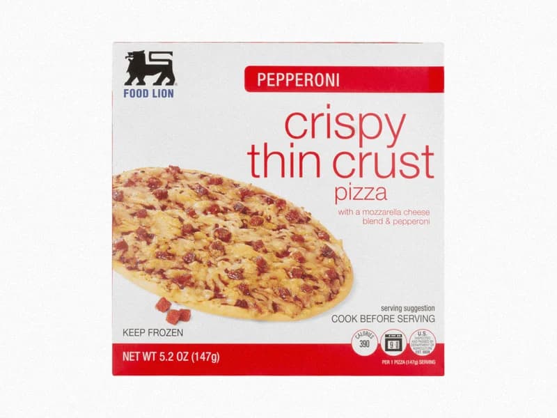 Crispy Thin Crust Pepperoni Pizza