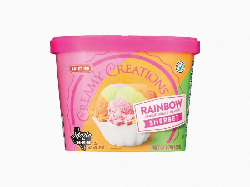 Creamy Creations Rainbow Sherbet