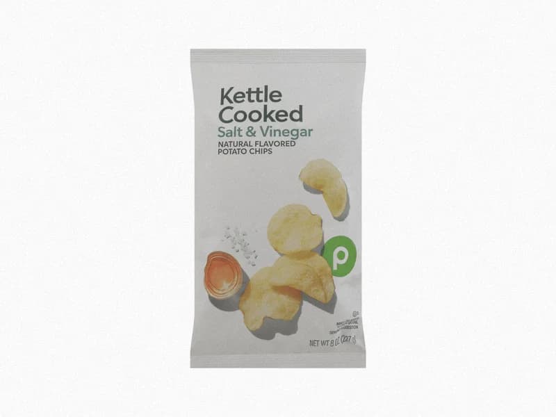 Kettle Cooked Salt & Vinegar Potato Chips