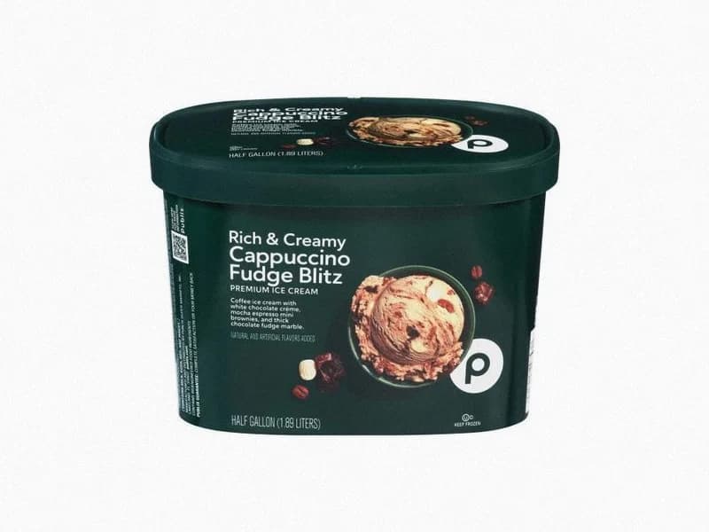 Premium Cappuccino Fudge Blitz Ice Cream