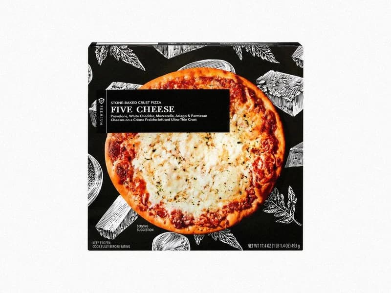 Premium Five Cheese Stone-Baked Crust Pizza