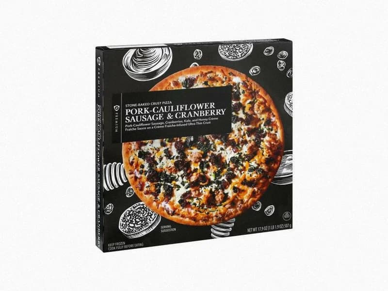 Premium Pork-Cauliflower Sausage & Cranberry Stone-Baked Crust Pizza