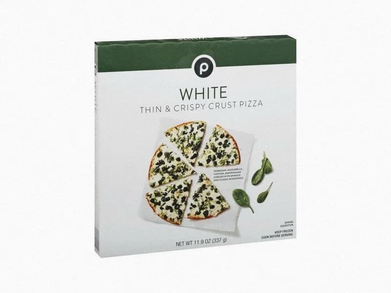 White Thin & Crispy Crust Pizza