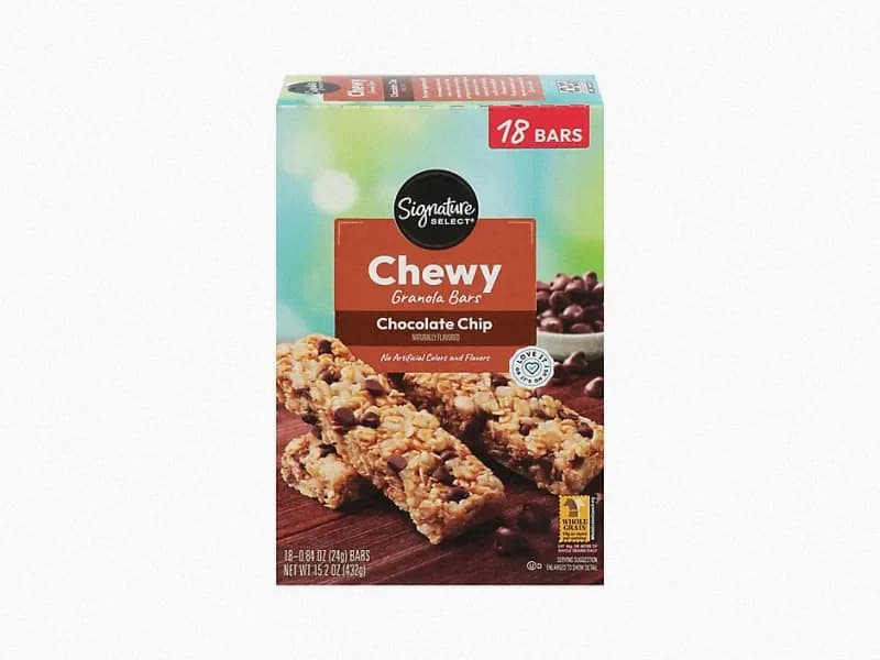 Chewy Chocolate Chip Granola Bars