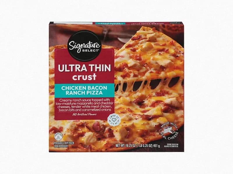 Chicken Bacon Ranch Thin Crust Pizza