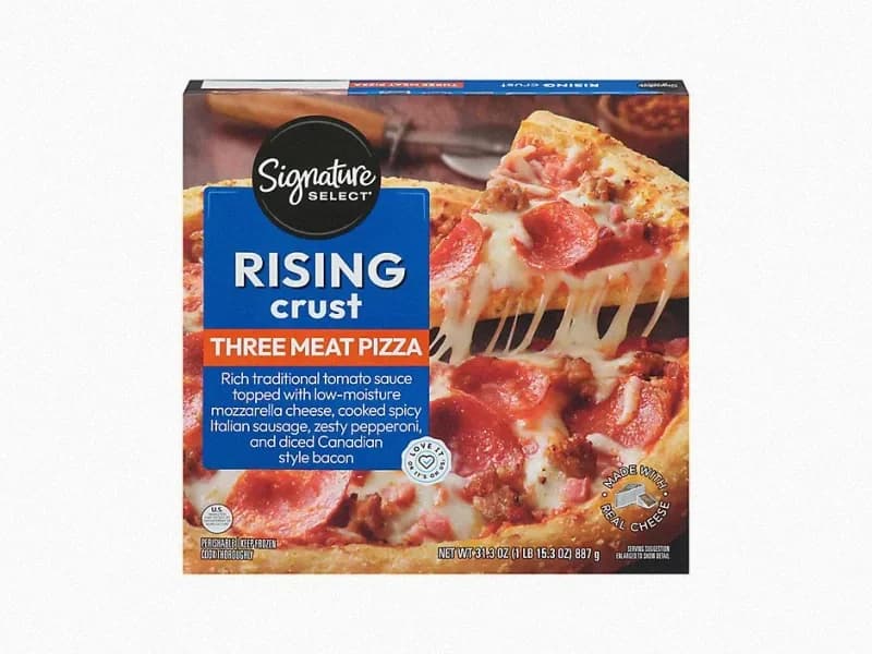Rising Crust Three Meat Pizza
