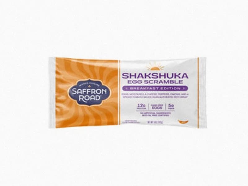 Shakshuka Egg Scramble Breakfast Wrap