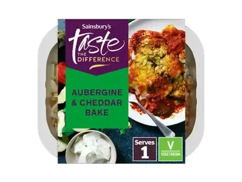 Aubergine & Cheddar Bake