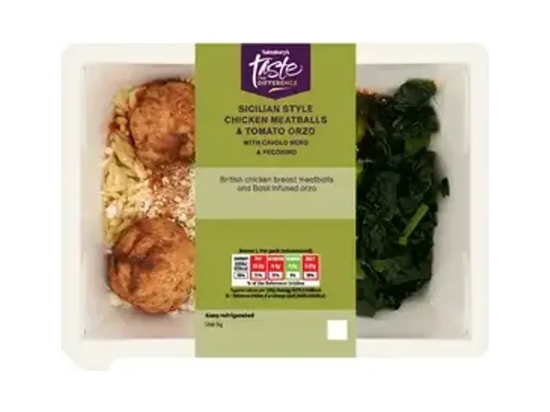 Chicken Meatballs & Orzo