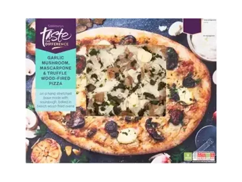 Garlic Mushroom Mascarpone & Truffle Wood Fired Pizza