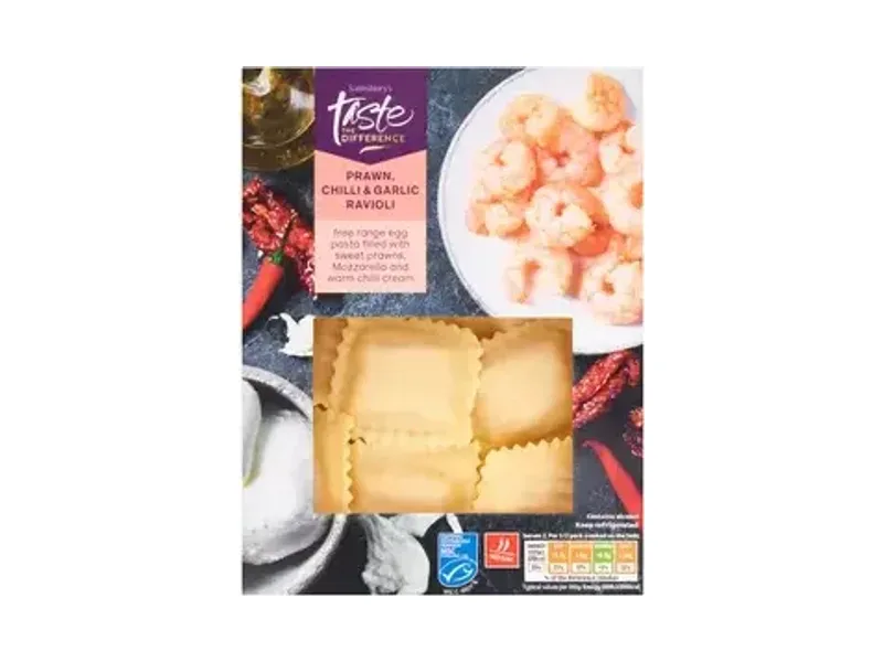 Prawn, Chilli & Garlic Ravioli