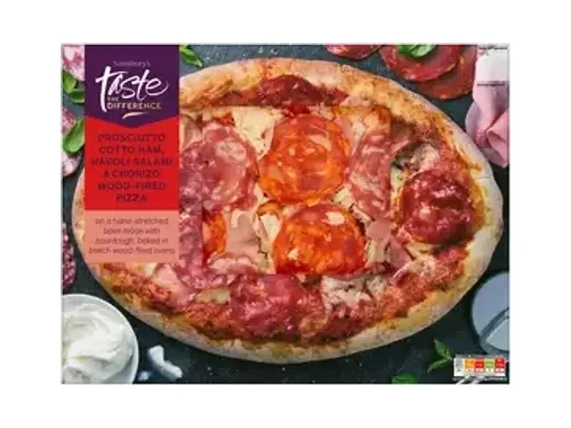 Salami, Prosciutto & Chorizo Pizza