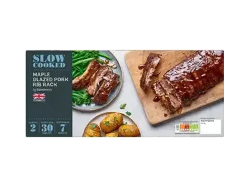 Slow Cooked Pork Ribs with Maple