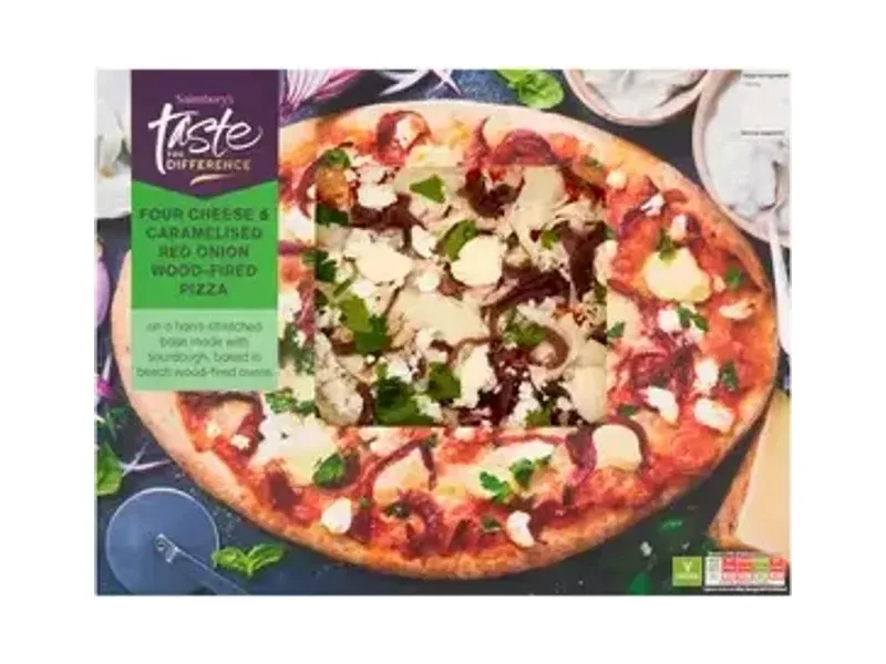 Wood-Fired Four Cheese & Caramelised Red Onion Pizza