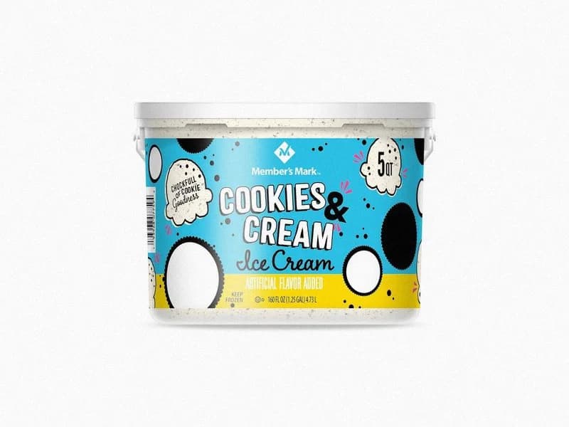 Cookies and Cream Ice Cream Pail
