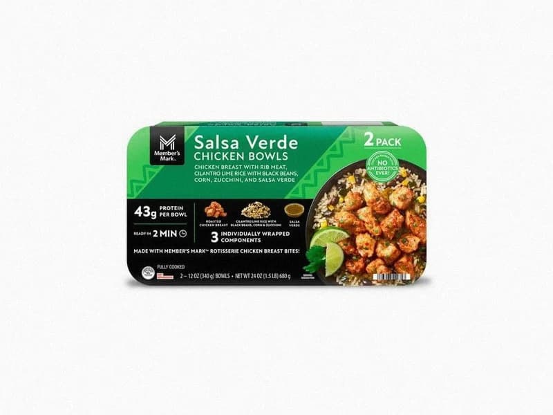 Salsa Verde Chicken Bowls