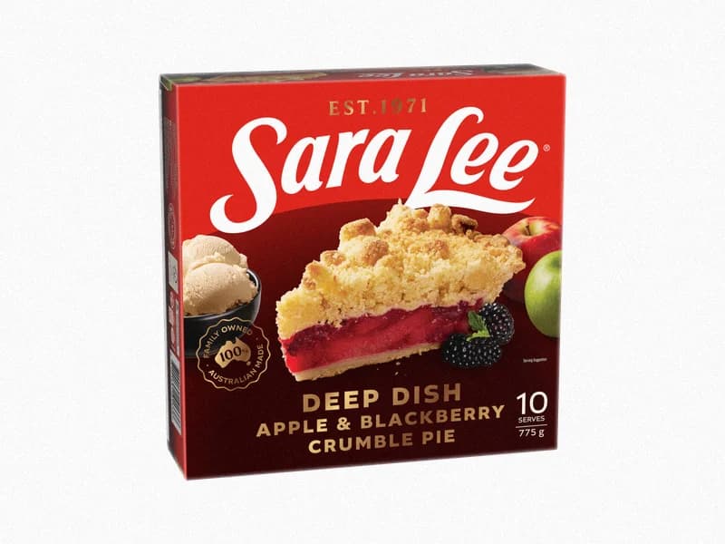Deep Dish Apple & Blackberry Crumble