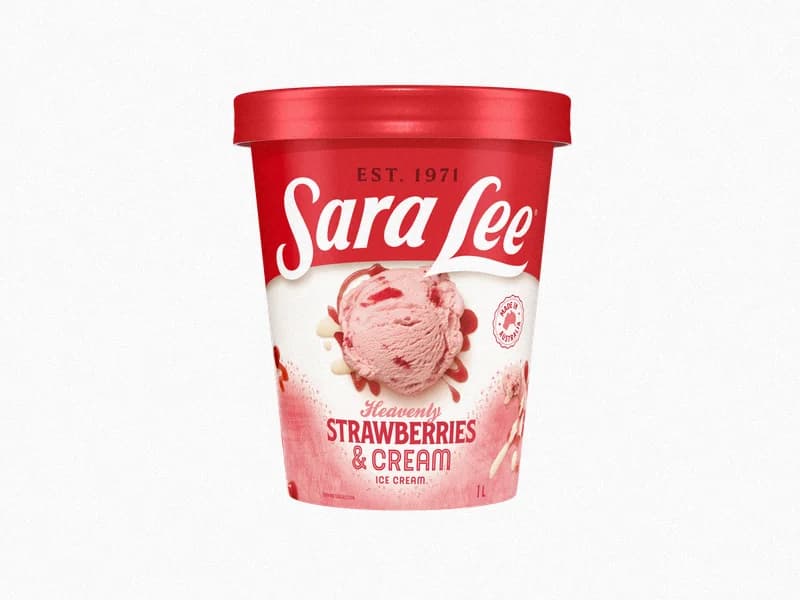 Heavenly Strawberries & Cream Ice Cream