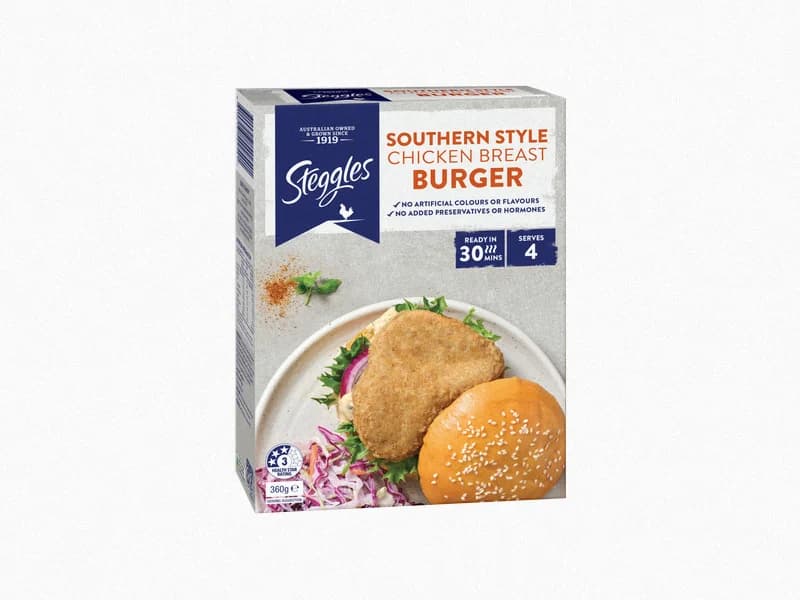 Chicken Breast Burgers Southern Style